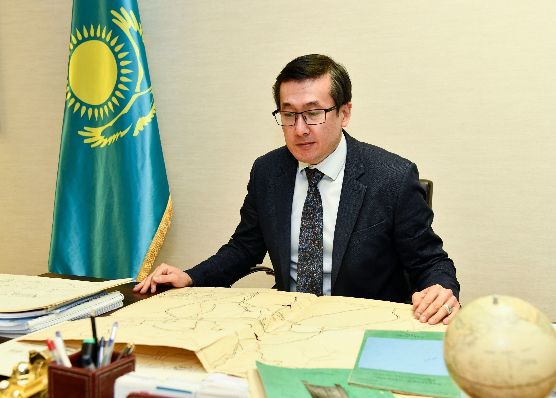 Директор историко-краеведческого музея-заповедника Бозок Жандос Болдыков.JPG